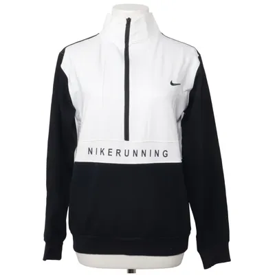 Anorak (Blanc, Noir) de Nike Running Coton, Élasthane, Polyester