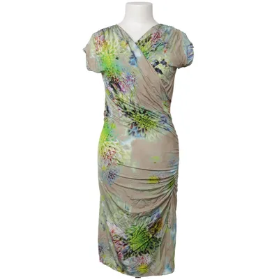 Klänning (Grön, Flerfärgad) från Anja Gockel London Elastan, Polyester, Viskos
