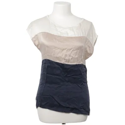 Top (Wit, Beige, Blauw) van 123 Katoen, Modal, Zijde