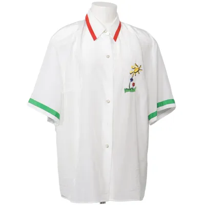Chemise à manches courtes (Blanc, Multicolore) de Yarell Polyester