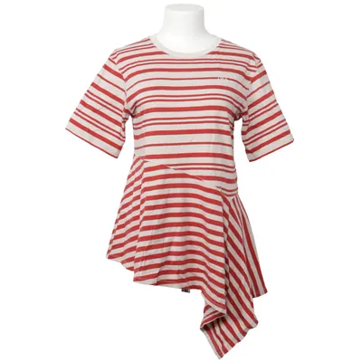 T-shirt (Rot, Beige) von JW Anderson x Uniqlo Baumwolle