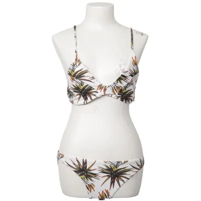 Bikini (White, Multicolored) from Gabrielle Elastane, Polyester
