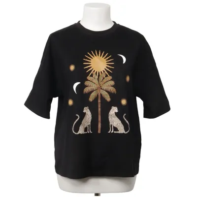 T-shirt (Noir) de Never Fully Dressed Coton