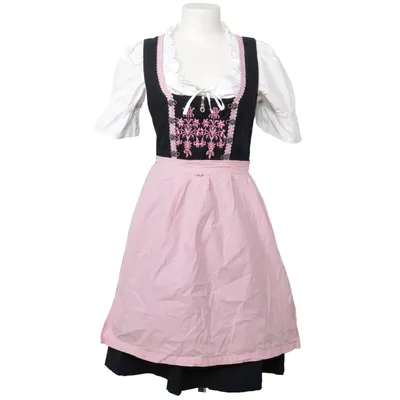 Dirndl (Black, White, Pink) from Edelnice Cotton