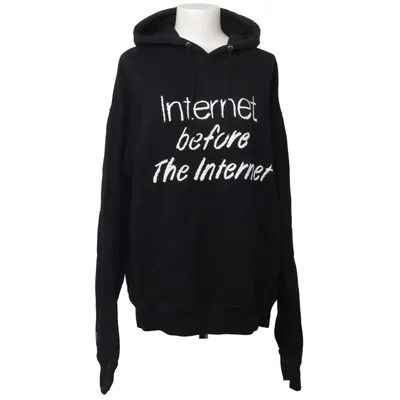 Sweat à capuche (Noir) de Highsnobiety Coton