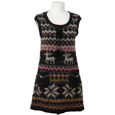 Vêtement de Noël (Noir, Multicolore) de Yumi Acrylique, Fibre métallique, Laine