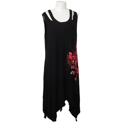 Robe (Noir, Multicolore) de Ulla Popken Élasthane, Viscose