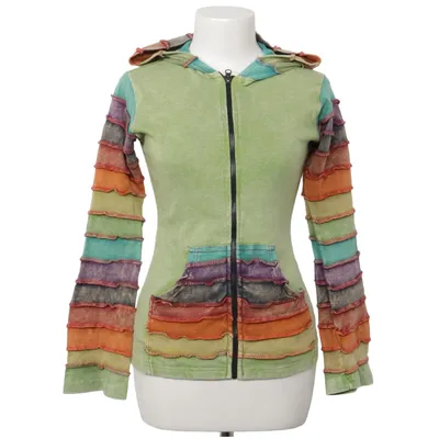 Capuchon sweater (Groen, Meerkleurig) van Bäres