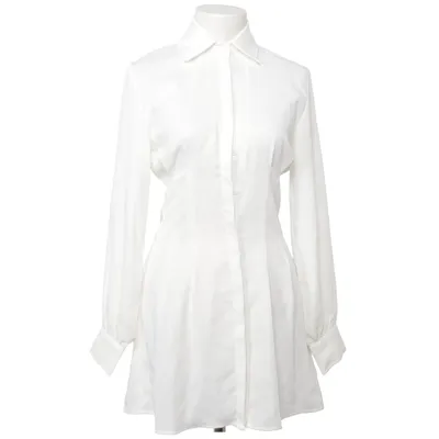 Skjortklänning (Vit) från Beginning Boutique Polyester