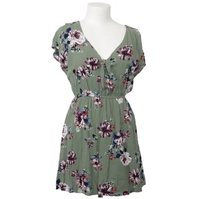 Dress (Green, Multicolored) from Blue Rain Cotton, Viscose