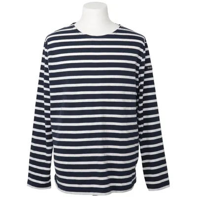 Long sleeve T-shirt (Blue, White) from Hublot Mode Marine Cotton