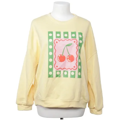 Sweatshirt (Jaune, Multicolore) de Pohême Coton, Polyester