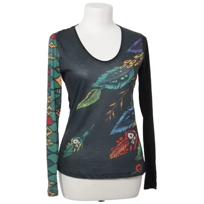Langarmshirt (Schwarz, Mehrfarbig) von Desigual