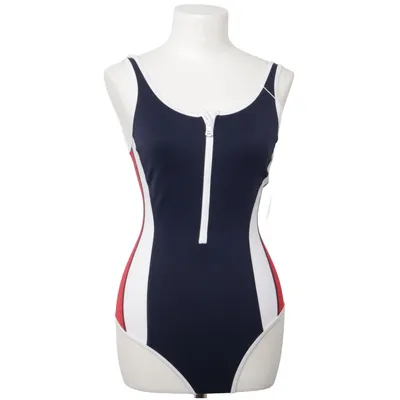 Swimsuit (Blue, White, Red) from Vienna Elastane, Polyamide, Polyester