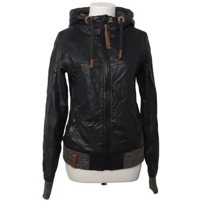 Jacke (Schwarz) von Naketano Baumwolle, Nylon, Polyester, Polyurethan