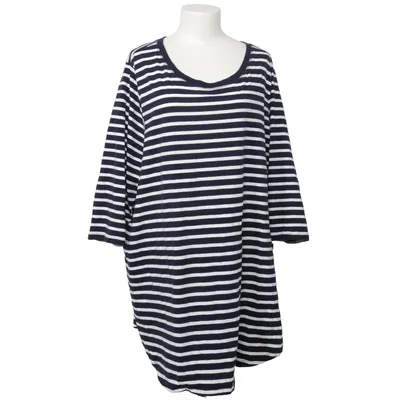 Long sleeve T-shirt (Blue, White) from Sheego Cotton, Elastane