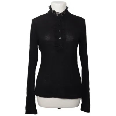 Blouse (Black) from Zeta Moda Cotton, Elastane