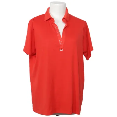 Poloshirt (Rood) van Punt Roma Katoen, Polyester