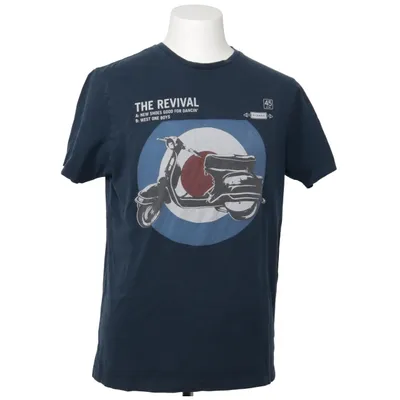 T-shirt (Blau) von Merc London Baumwolle