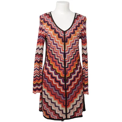 Kleid (Orange, Lila, Mehrfarbig) von Comma Polyester