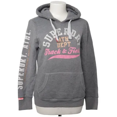 Hoodie (Gray) from Superdry Track & Field Cotton, Polyester