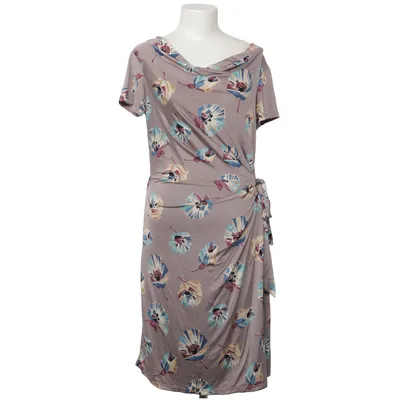 Wickelkleid (Grau, Mehrfarbig) von Marisa & Marie Elasthan, Polyester