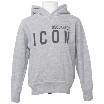 Hoodie (Gray) from Dsquared2 Cotton, Elastane, Viscose