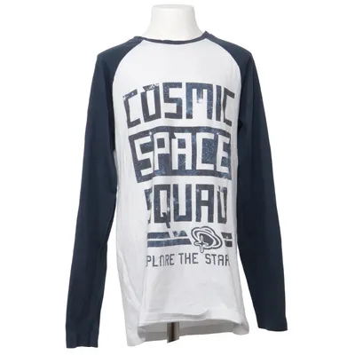 T-shirt à manches longues (Bleu, Blanc) de Here + There by C&A