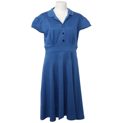 Dress (Blue) from Rock Steady Elastane, Polyester, Viscose