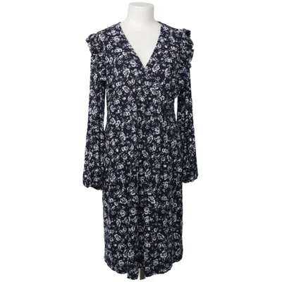 Maternity dress (Blue, White) from Next Maternity Elastane, Viscose