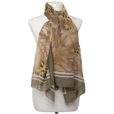 Sjal (Grön, Brun, Flerfärgad) från Jago Polyester