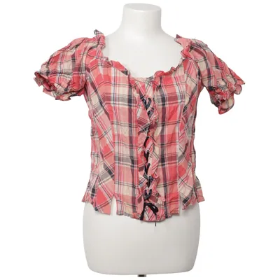 Dirndl blouse (Red, Blue, White) from Laura Torelli Collection Cotton