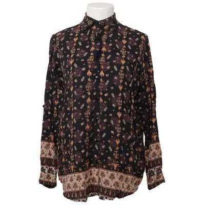 Bluse (Sort, Flerfarvet) fra Bindi Viscose