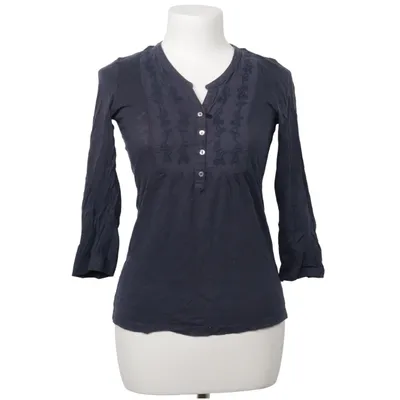Henley T-shirt (Blå) fra L.O.G.G by H&M Bomuld
