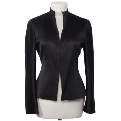 Blazer (Zwart) van Zero Elastaan, Polyester