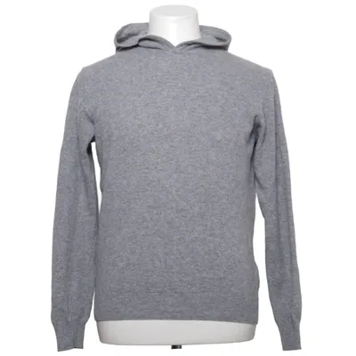 Hættetrøje (Grå) fra Oscar Jacobson Kashmir, Nylon, Viscose, Uld