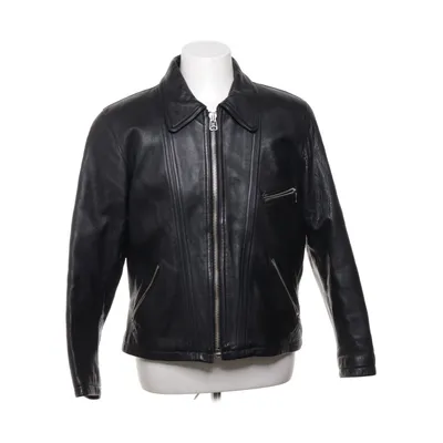 Läderjacka (Svart) från Rock'n Blue Skinn, Nylon, Polyester