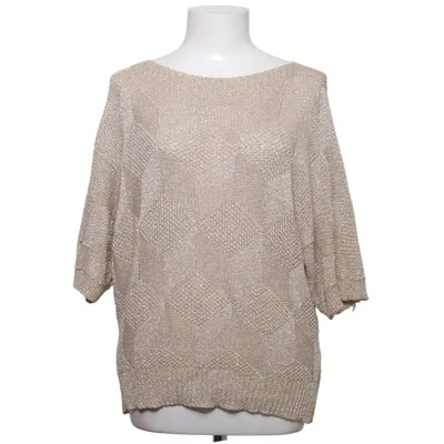 Sweater (Gold) from Carla Giannini Metallic fiber, Viscose
