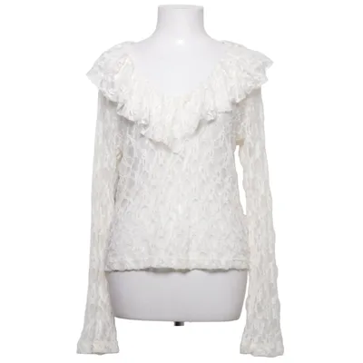 Blus (Vit) från Lindex Elastan, Polyester