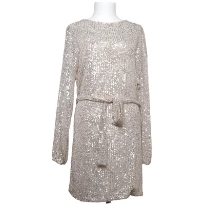 Cocktail dress (Beige) from Maja Nilsson Lindelöf x Gina Tricot Polyester