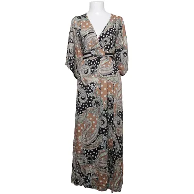 Maxikjole (Sort, Beige, Flerfarvet) fra Summum Woman Polyester