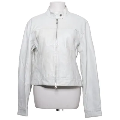 Leren jack (Wit) van Auluna Leather Company Leer