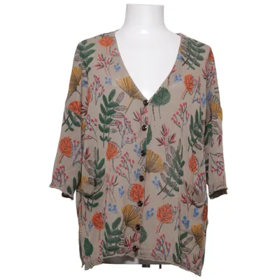 Cardigan (Beige, Multicolored) from Buykud Polyamide, Viscose