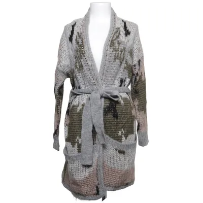 Cardigan (Grå, Grøn, Flerfarvet) fra Rich & Royal Akryl, Mohair, Polyamid