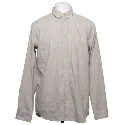 Button down shirt (Beige) from Anerkjendt Cotton, Polyester