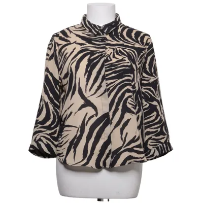 Blouse (Beige, Black) from Monki