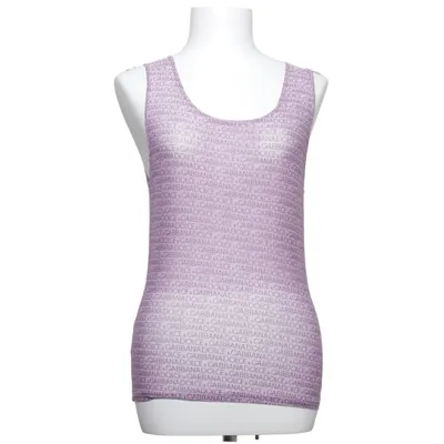Débardeur (Violet) de Dolce & Gabbana Intimo Élasthane, Polyamide