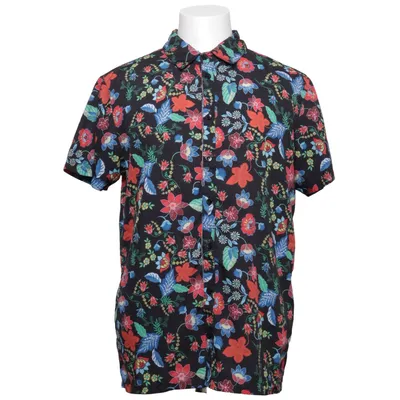 Korte mouwen shirt (Zwart, Meerkleurig) van Boohoo Man Polyester