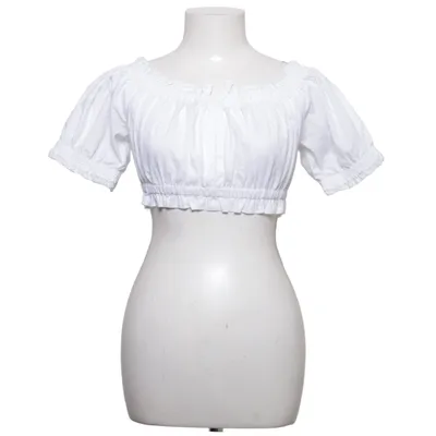 Dirndlbluse (Hvid) fra Fuchs Trachtenmoden Bomuld, Polyester