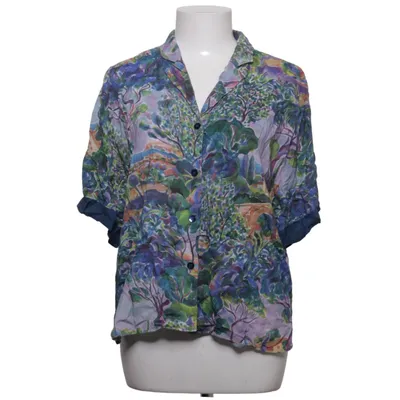 Short sleeve shirt (Blue, Multicolored) from Oysho